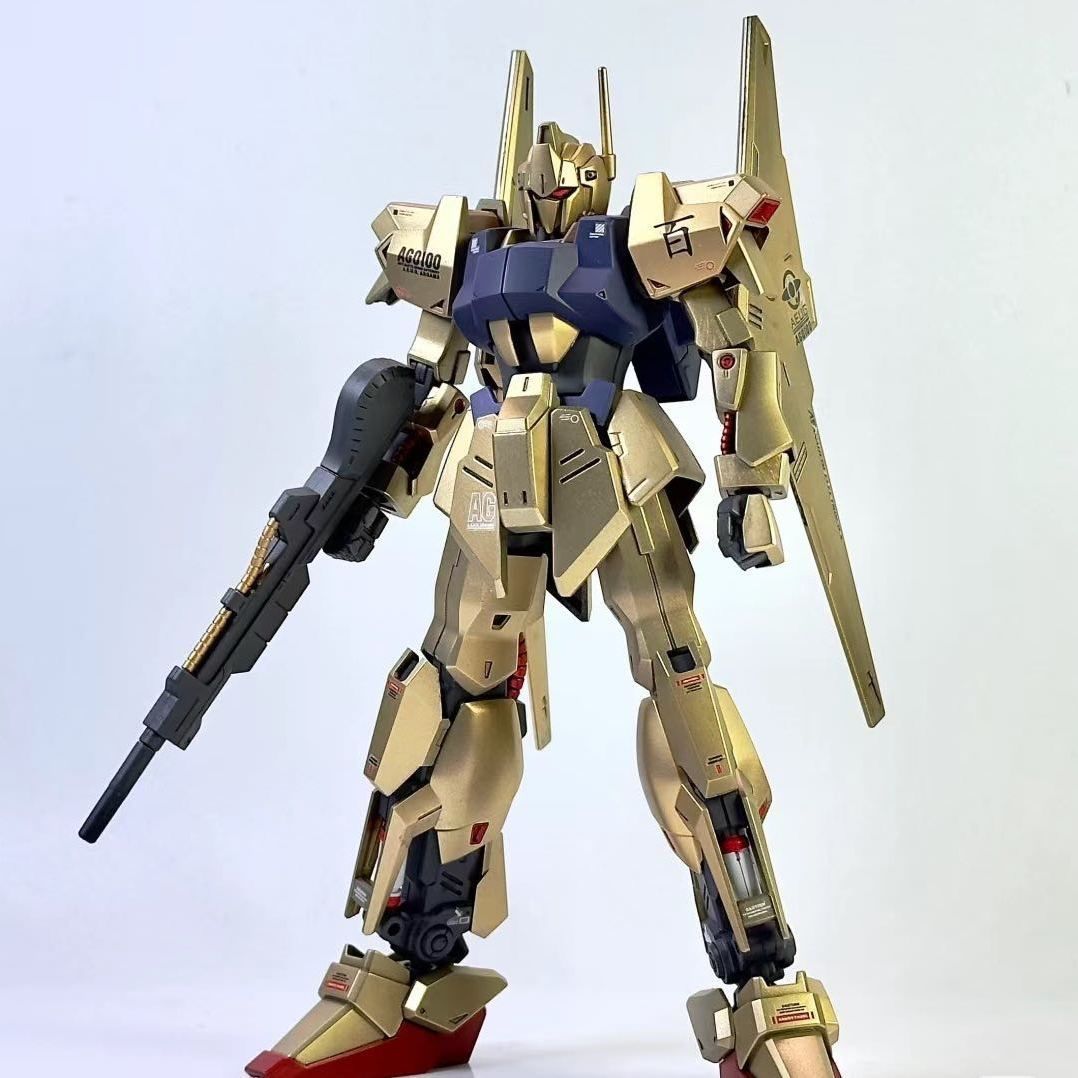 Model Kit Zeta Gundam - HG 1/144 스프레이 페인팅 샴페인 골드
