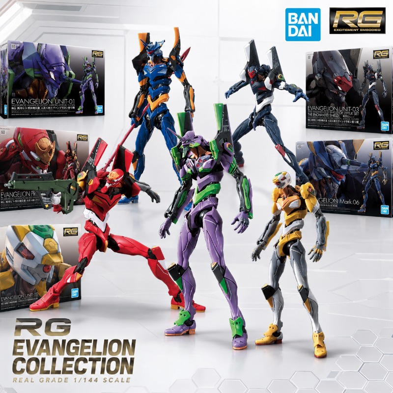 Model Kit Eva 02 - 반다이 정품 RG 에반게리온 유닛 01