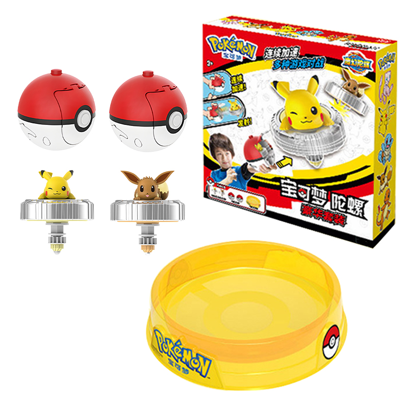 Model Kit Eevee - 포켓몬 볼 배틀 자이로 스피닝 탑