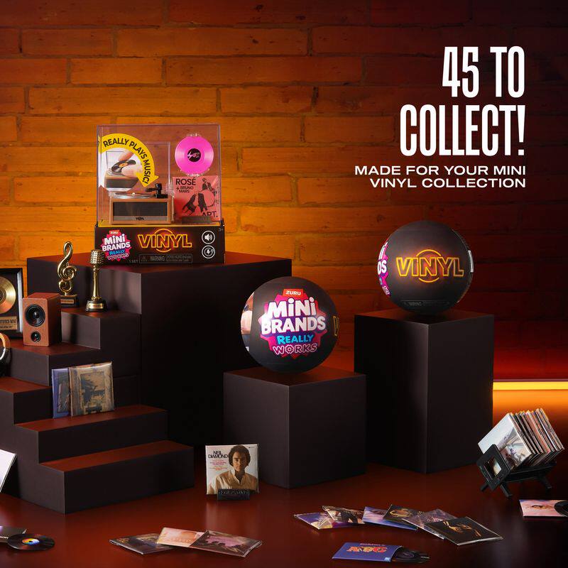 Model Kit Brand - 미니 브랜드즈 비닐 레코더블 플레이어가 진짜로