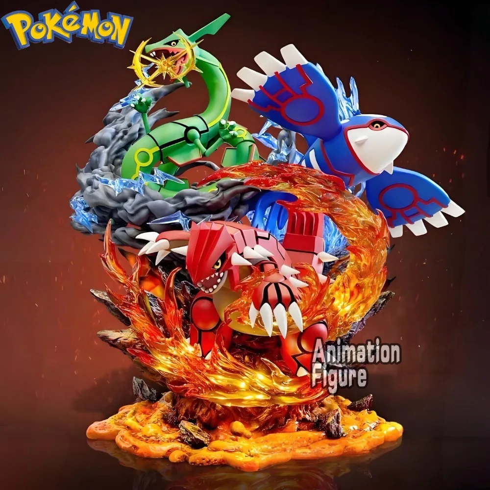 Model Kit Kyogre - 35cm/13.78in 애니메이션 포켓몬 피규어 그라운드 쿄그레