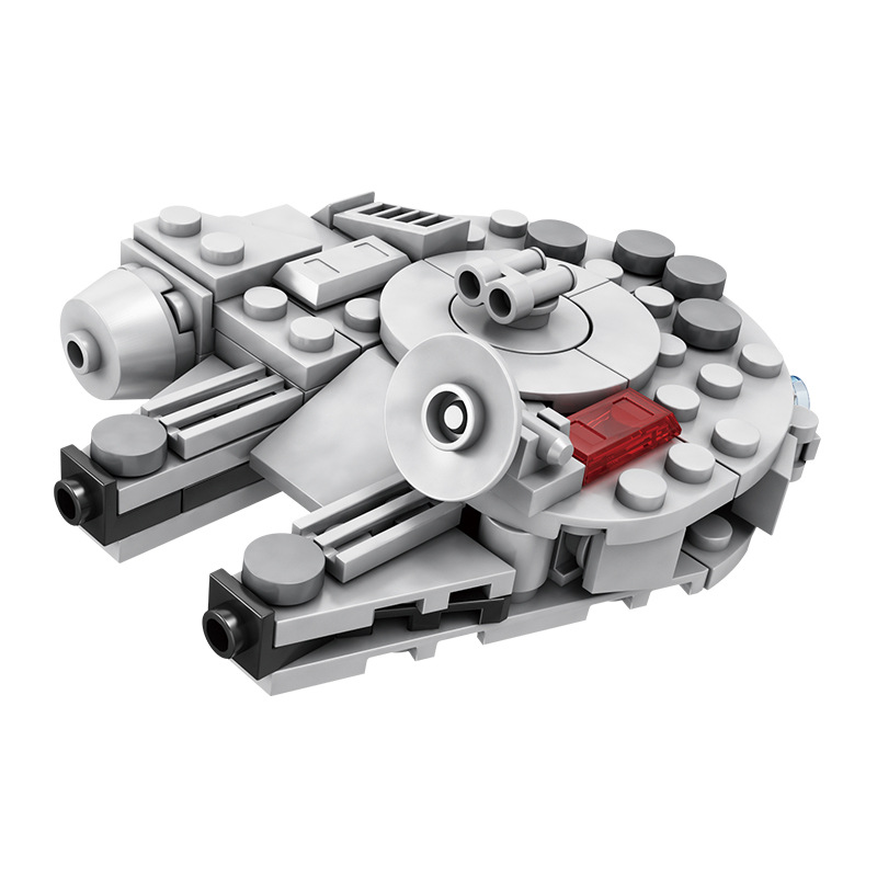 Model Kit Star Wars - 104PCS 스타 계획 밀레니엄 팔콘 파괴자