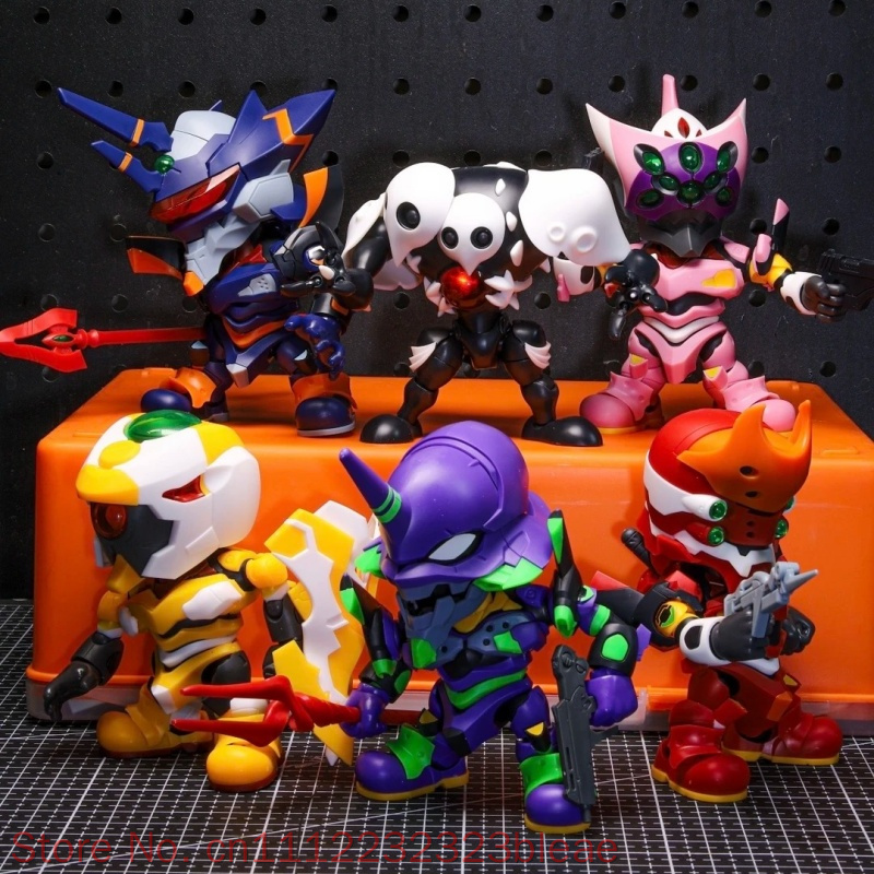 Model Kit Eva 02 - 반다이 EVA Qmsv-C 블라인드 박스 피규어