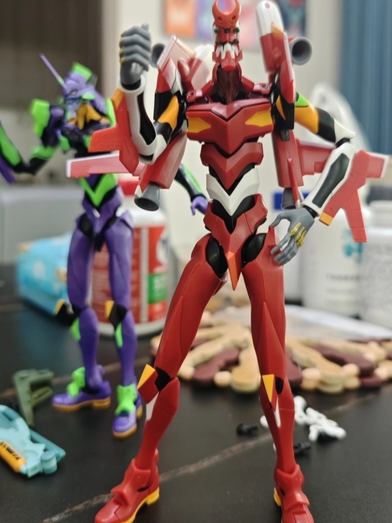블록스 에반게리온 EVA 유닛 02 액션 피규어 모델  - Model Kit Eva 02 리뷰 및 가격