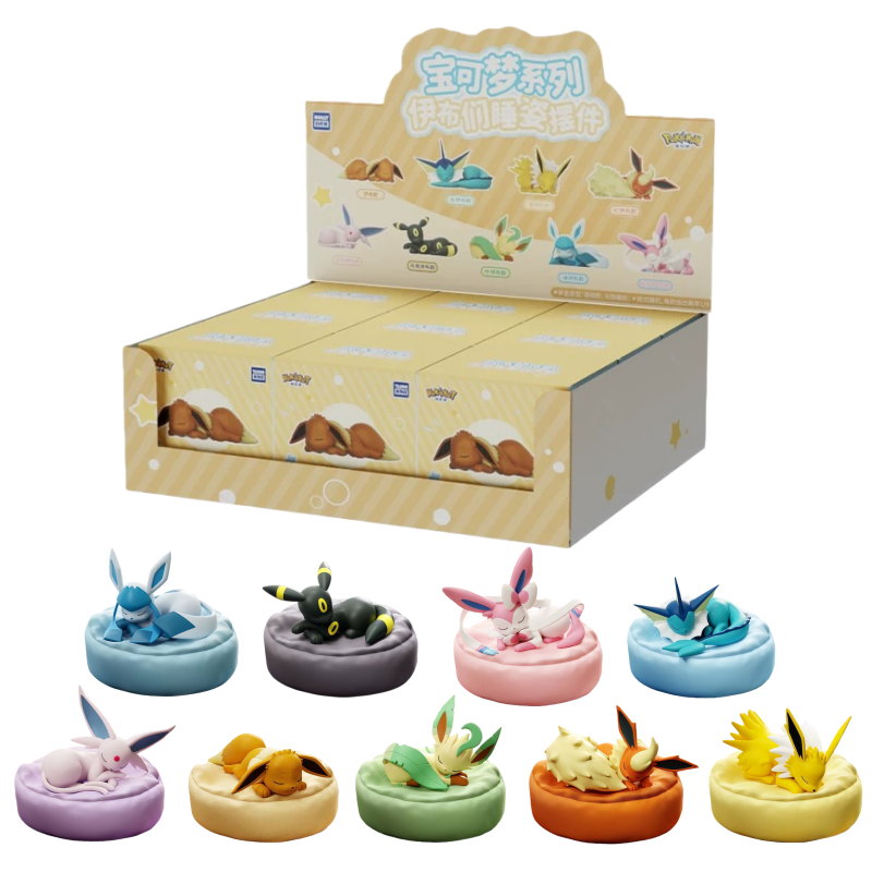 애니메이션 포켓몬 이브이 가족 수면 자세 장식품 시리즈 - Model Kit Eevee 리뷰 및 가격
