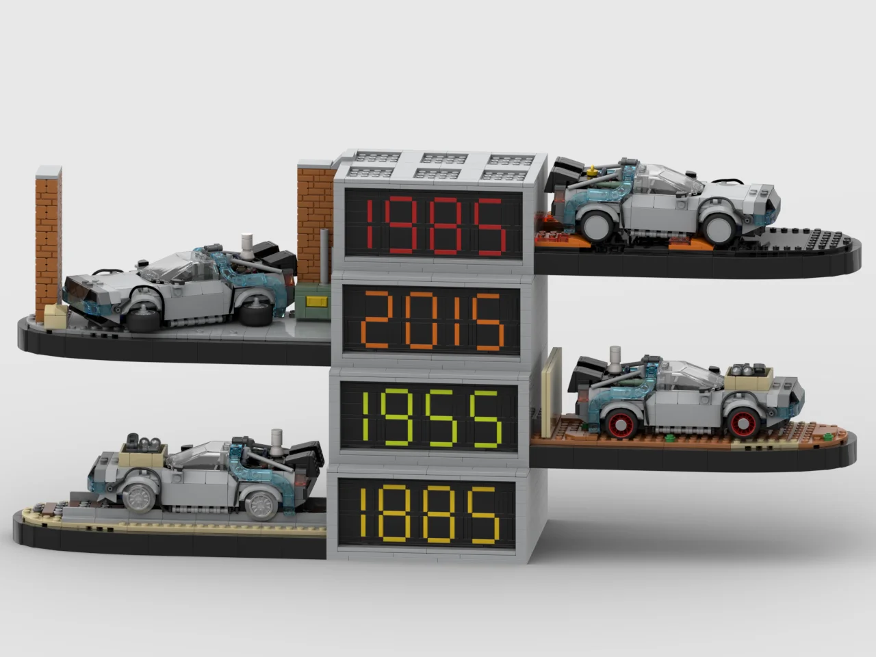 Moc Delorean Back To The Futur - Model Kit Kyogre 리뷰 및 가격
