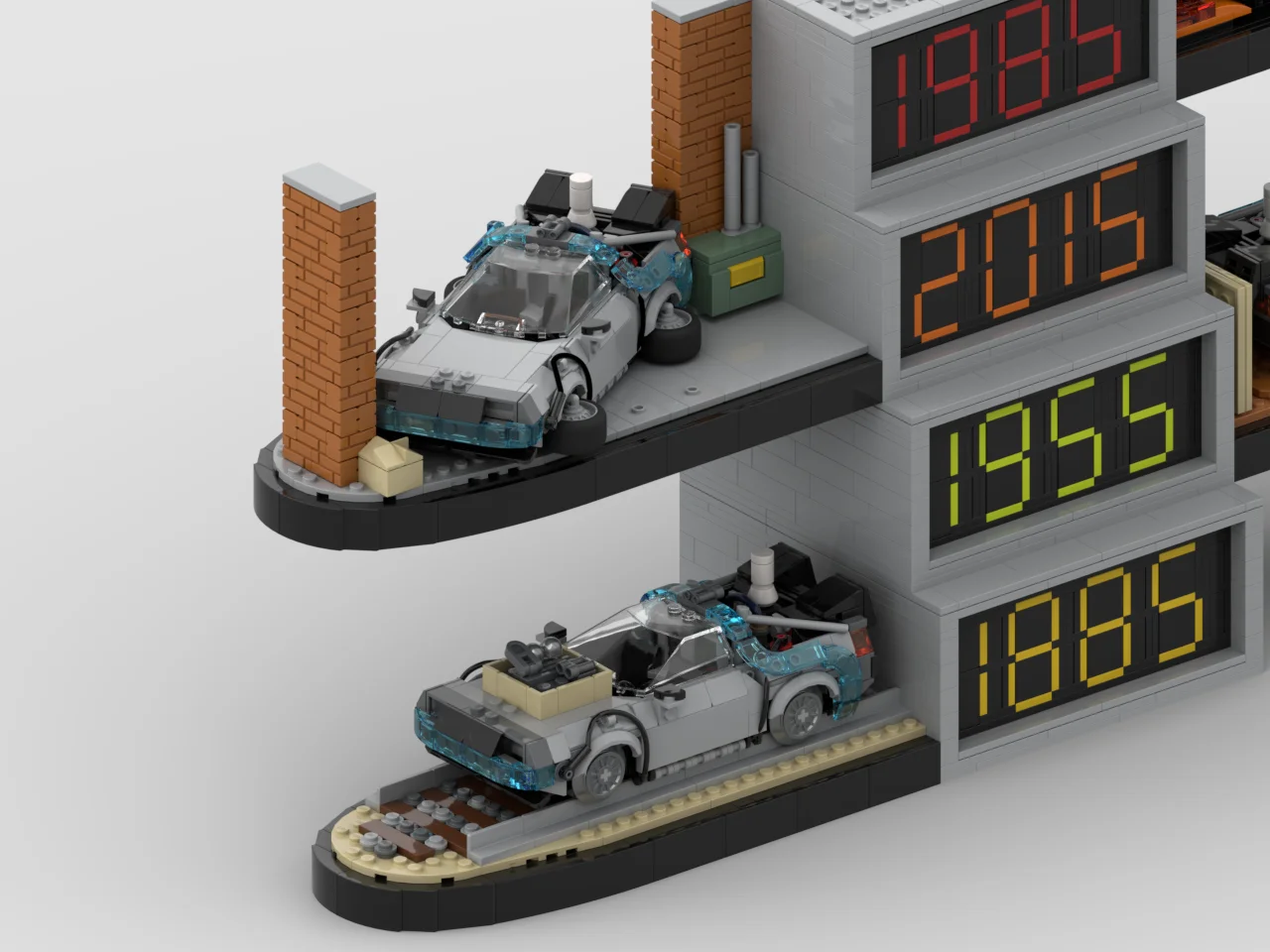 Moc Delorean Back To The Futur - Model Kit Kyogre 리뷰 및 가격