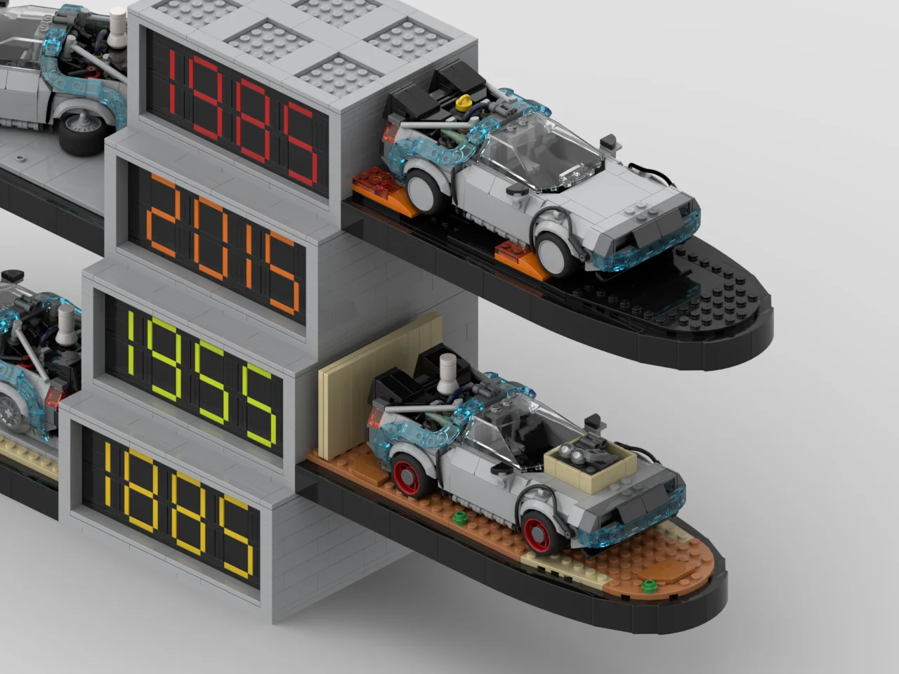 Moc Delorean Back To The Futur - Model Kit Kyogre 리뷰 및 가격