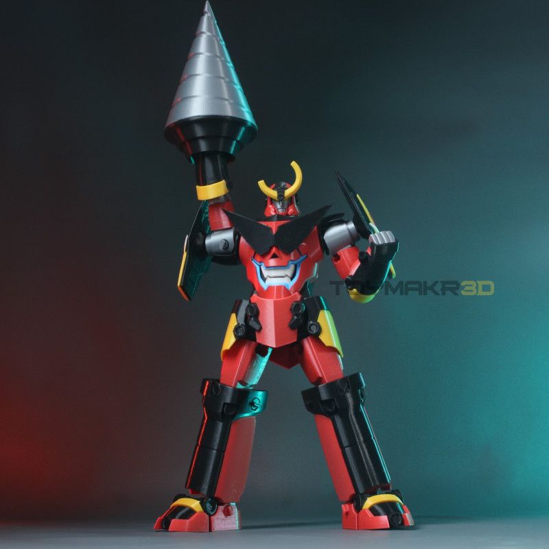 3D 프린팅된 텐겐 토파 구렌 라간 모델, 무독성, 관 - Model Kit Gurren Lagann 리뷰 및 가격