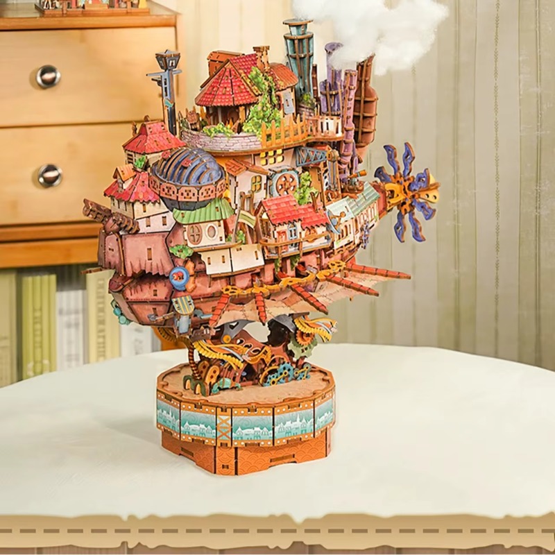 정품 여행선 하울의 움직이는 성 나무 퍼즐 빌딩 블록  - Model Kit Japan 리뷰 및 가격